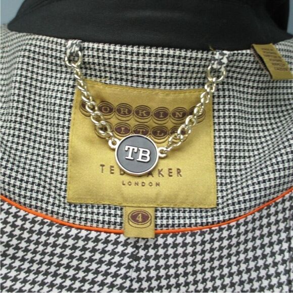 Ted Baker Loriss Herringbone Blazer Ted Size 4/US 10 - Picture 8 of 9